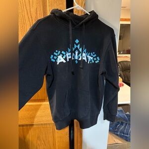Ariat Men's Black and Blue Graphic Hoodie